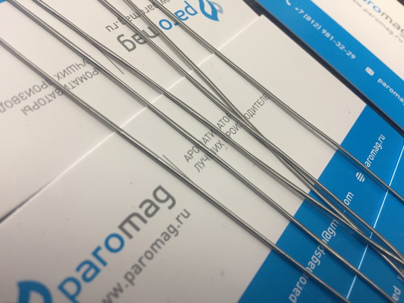 картинка Fused clapton SS 0.3x2 / 0.2Ni от магазина Paromag 