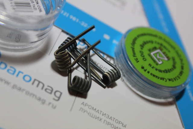 Fused Clapton Coil SS 0,5x2 + Nicr 0,1х2