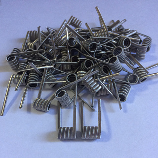 картинка Tripple fused clapton Ni 0.4/Ni 0.1 handcraftet coil от магазина Paromag 